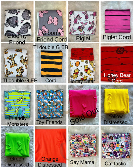 .1- Non Holiday Fabric Choices Bundle 3