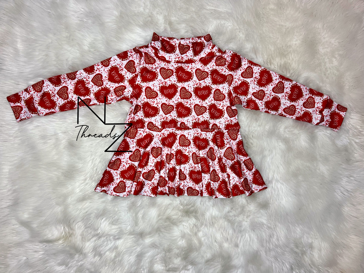 1-Mock Neck Peplum